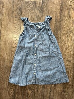 GAP Baby Button-Front Dress - Blue - Size 4
